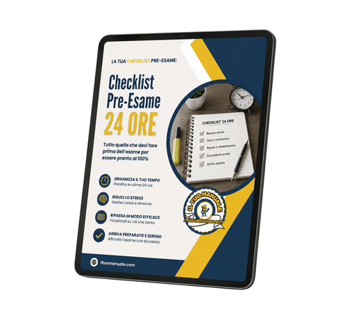 Checklist 24 ore pre-Esame (PDF)